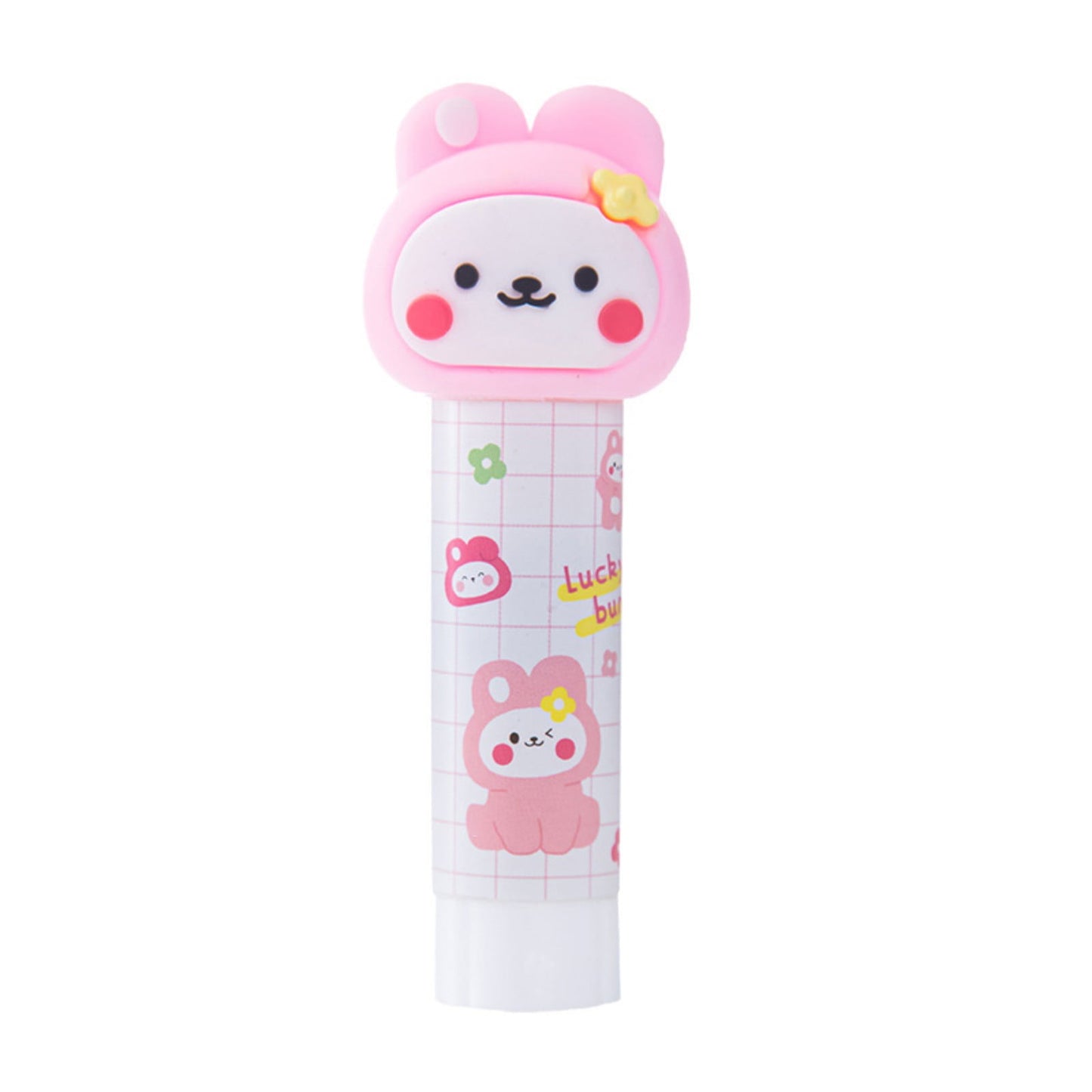 Cute Animal Shaped Glue Stick,Solid Glue, Yxwen 1*Glue Stick De Pegamento Transparente Permanente 0.29 Oz Paquete De 1 Brown Bear