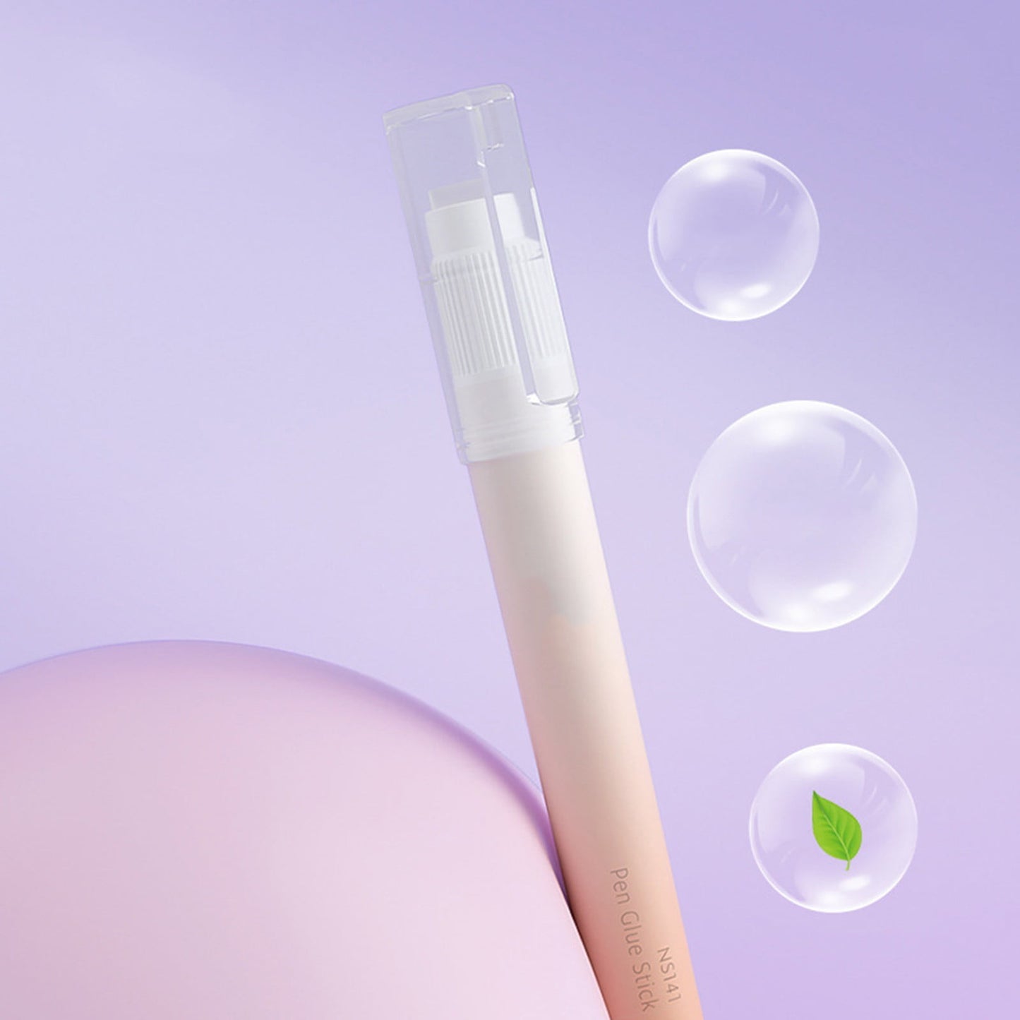 GiLiling Pen-Style Solid Glue Stick with High Viscosity Application Formula, Clear Adhesive Instrument for Craft Assembly and Material Bonding, Precise Apply Liquid Glue Pens