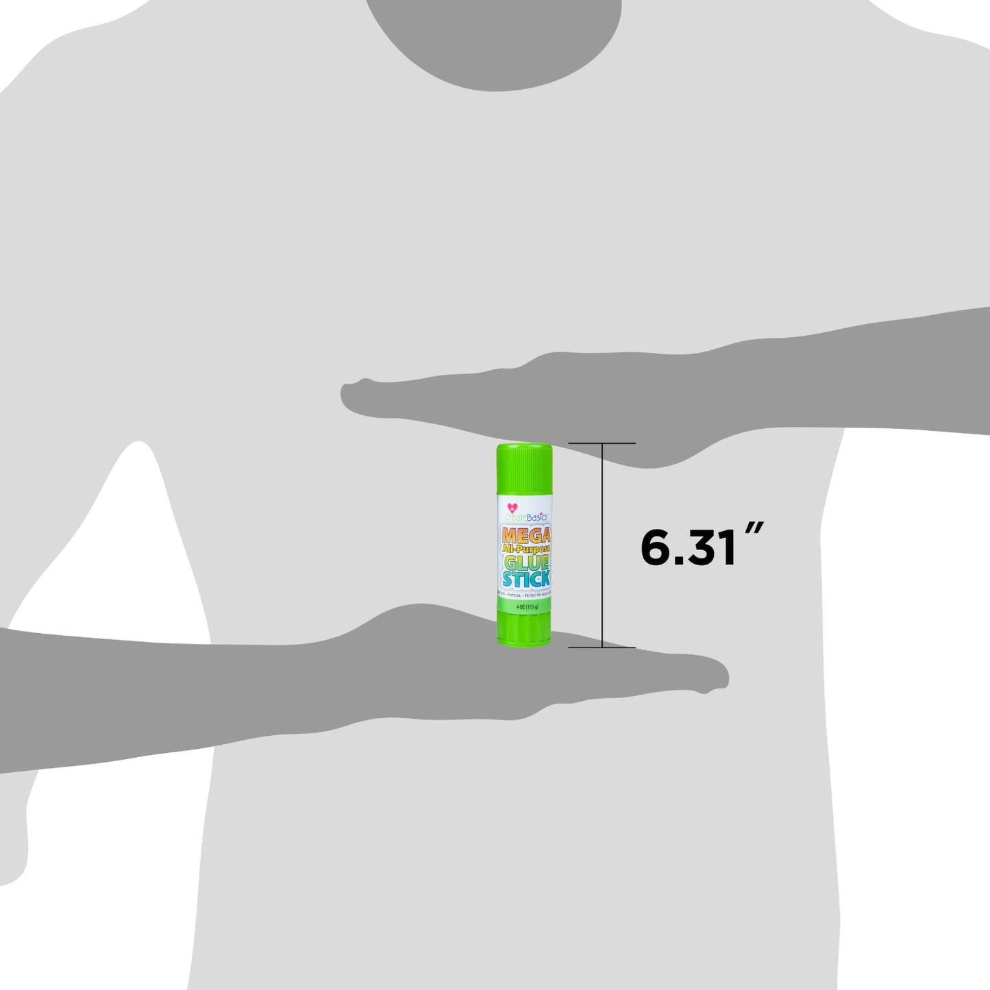 Create Basics Mega Non-Toxic All-Purpose Glue Stick