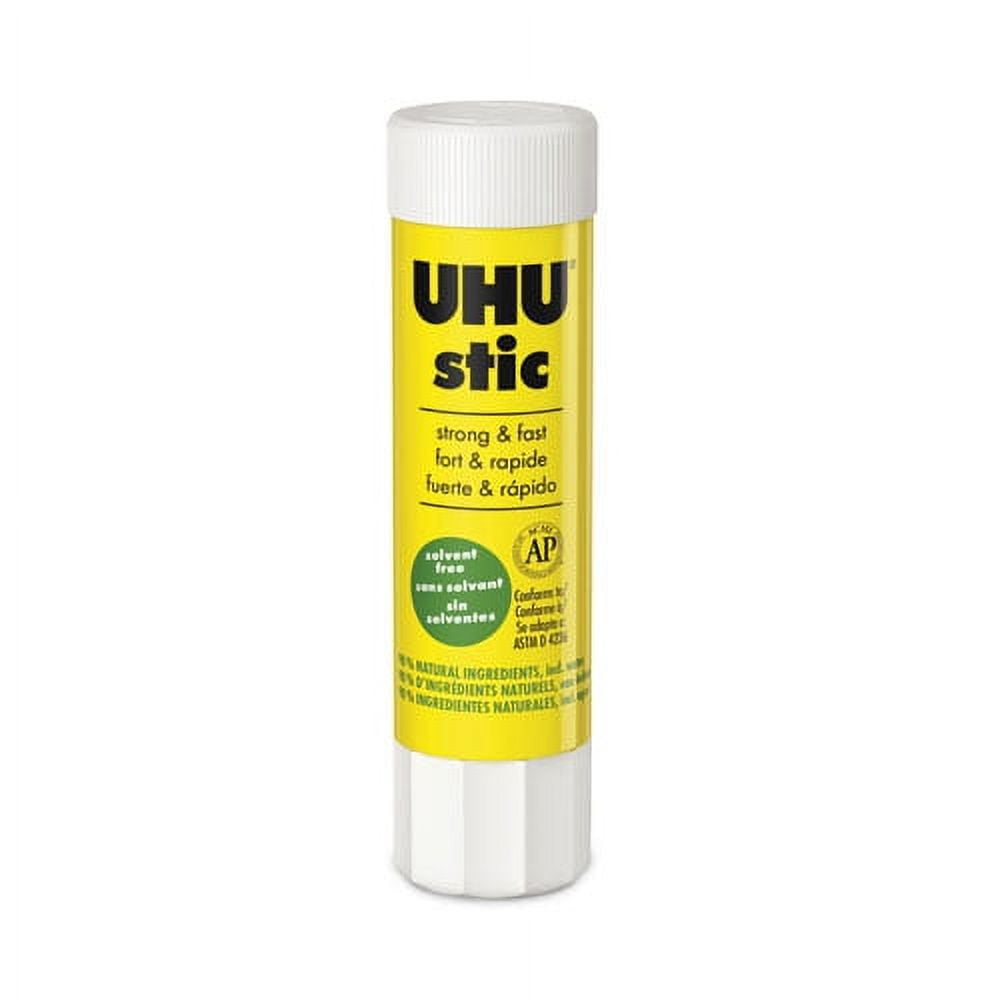 UHU Permanent Washable Glue, Stick Clear, 0.29 oz