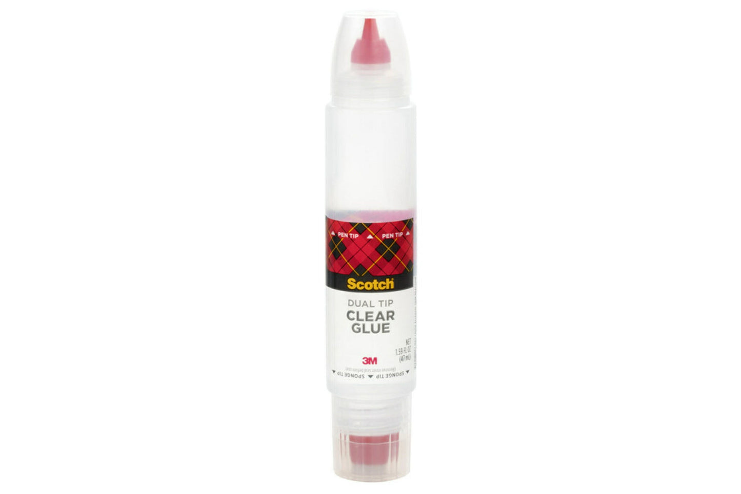 3M Scotch Clear Glue with 2-Way Applicator, 1.6 oz.