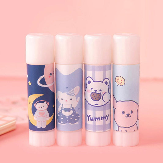 1X Cute Cartoon Glue Stick Strong Adhesives #non-toxic# G Stickers Sealing T0X4