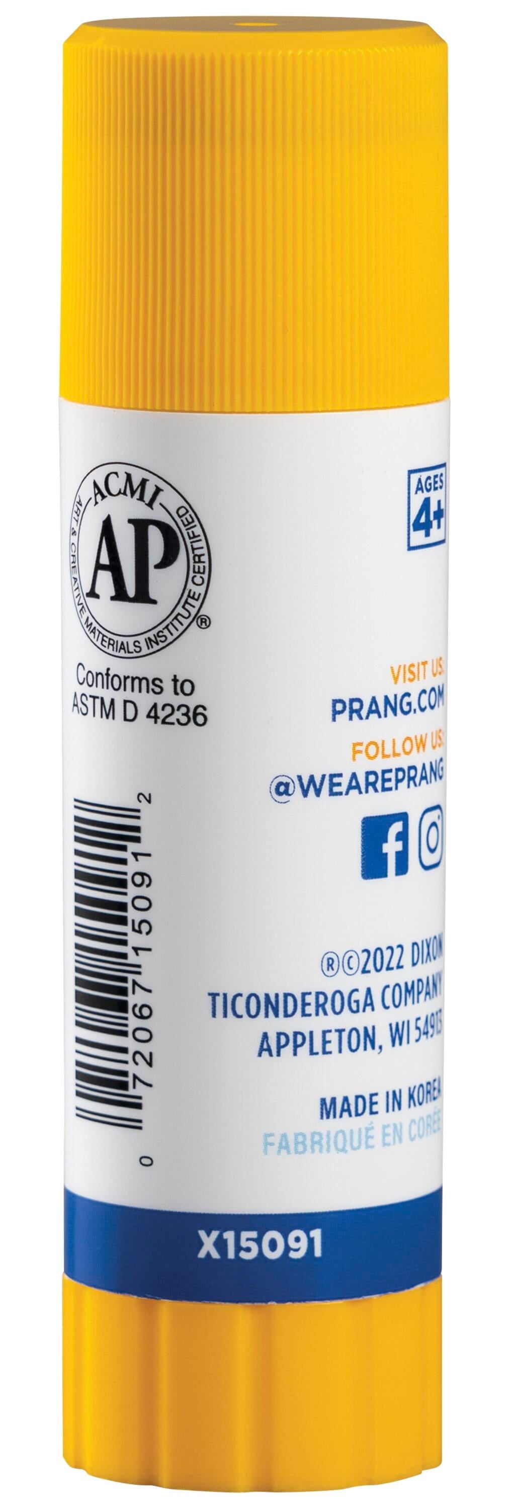 Prang Non-Toxic Odorless Washable Glue Stick, 1.27 oz, Blue and Dries Clear