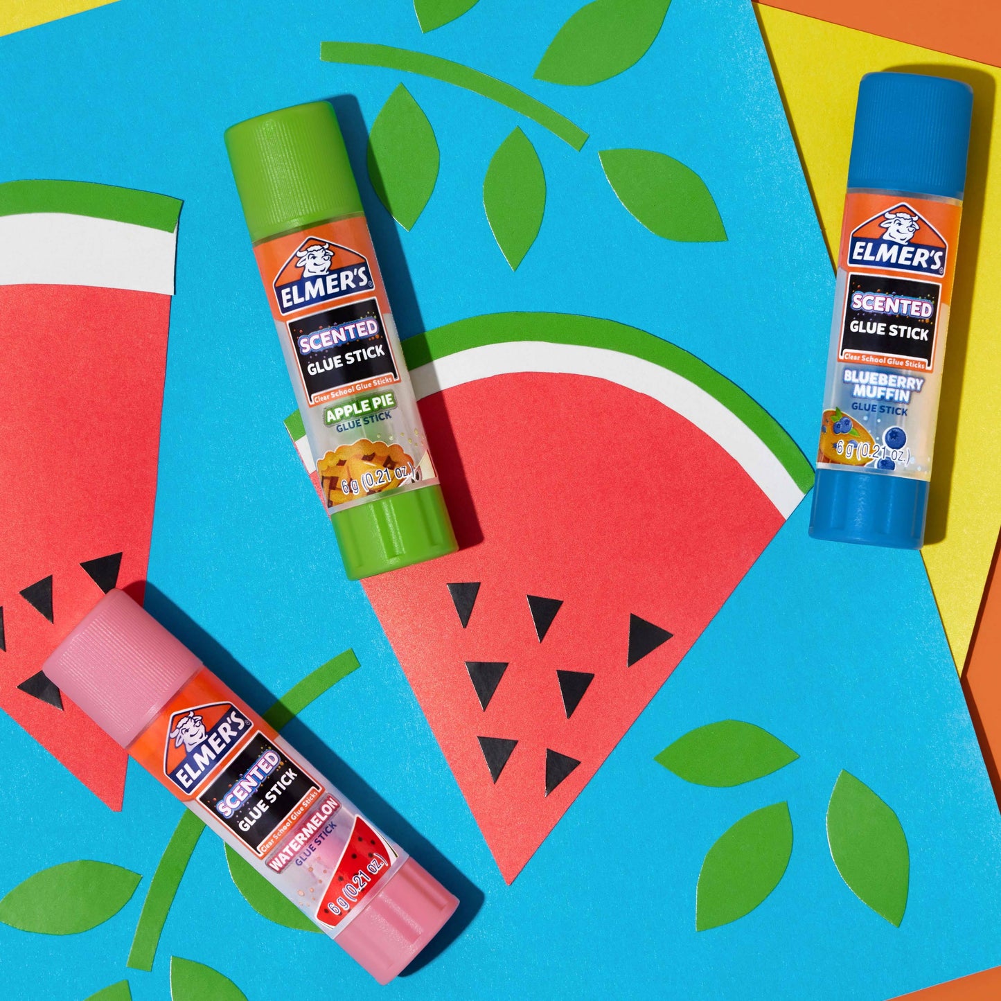 Elmer’s Scented Glue Sticks Variety Pack, Safe, Non-toxicSchool Glue, 6 Gram, 12 Count, 1 Hour Dry