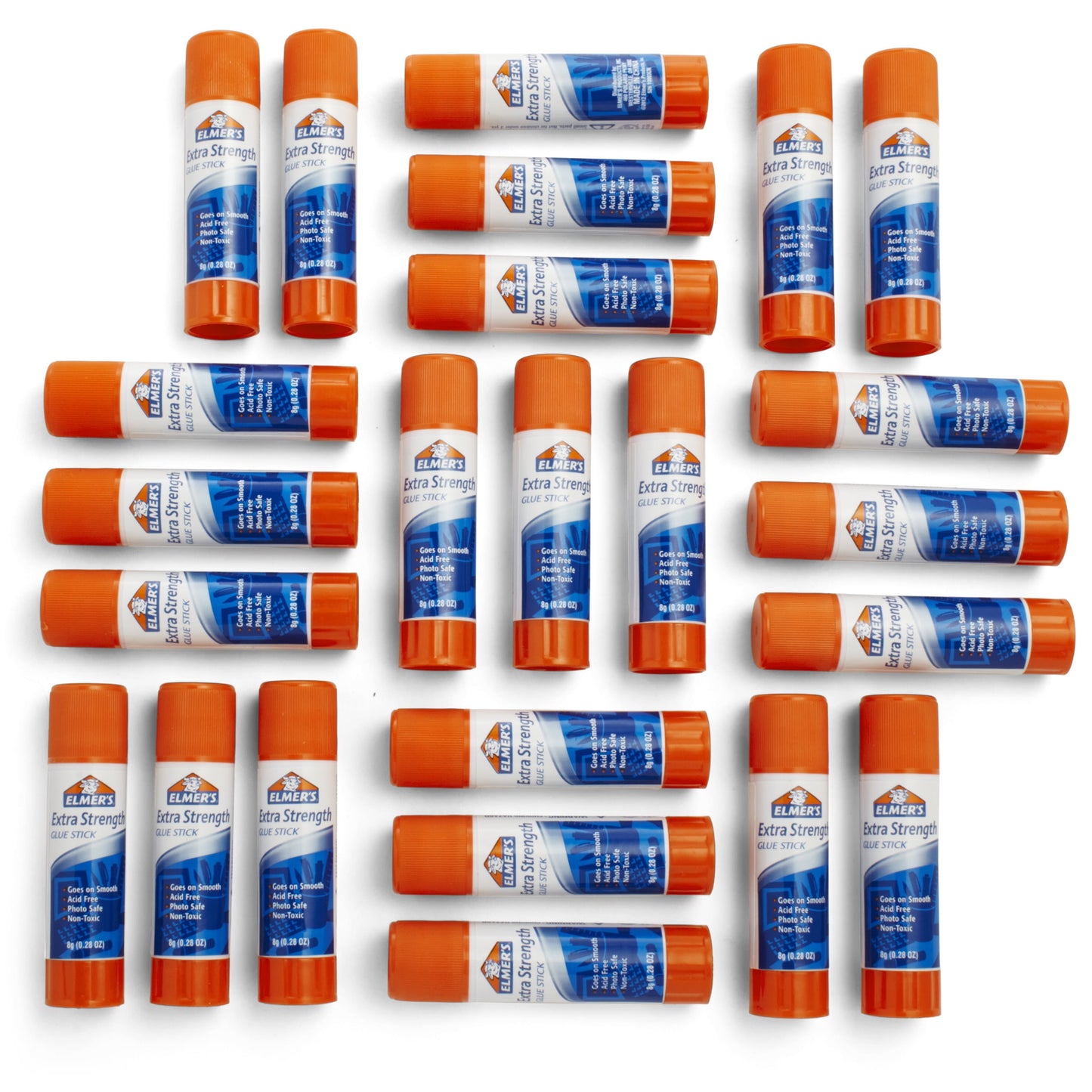 Elmer's Extra-Strength Office Glue Sticks, 0.28 Oz, 24 Ct
