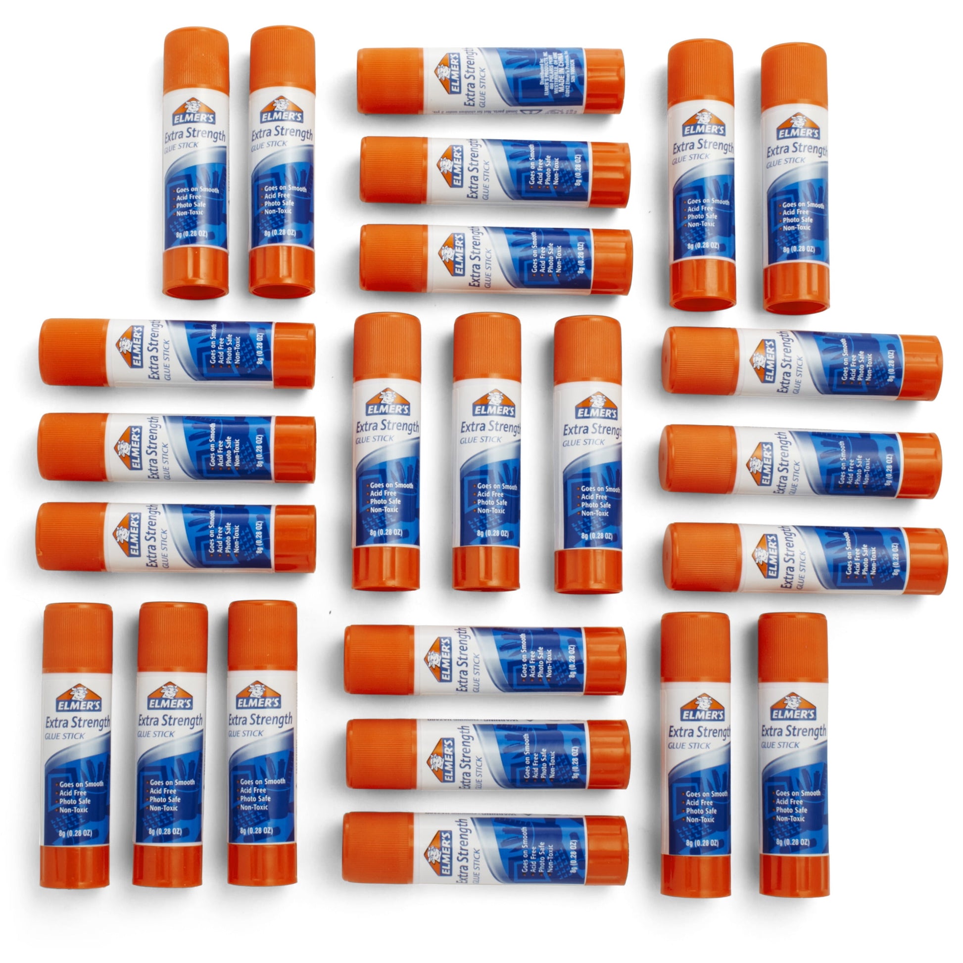 Elmer's Extra-Strength Office Glue Sticks, 0.28 Oz, 24 Ct