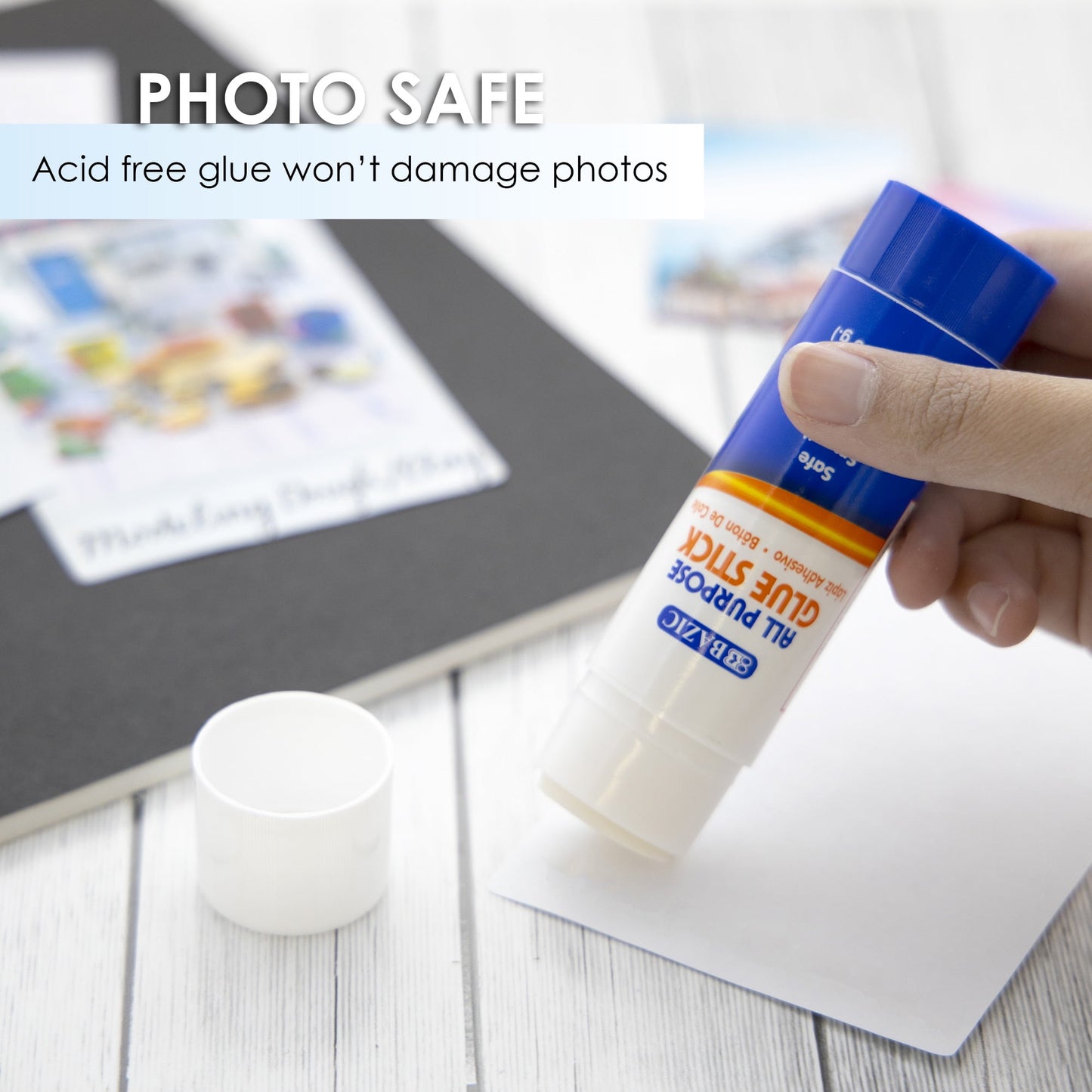 BAZIC Premium Jumbo Glue Stick 36g/1.27 Oz, Acid Free, Glue Sticks, 2-Packs