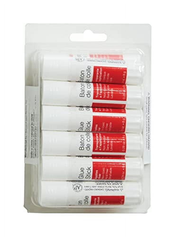 HITOUCH BUSINESS SERVICES Permanent Glue Sticks .28 oz. 18/Pack 10449