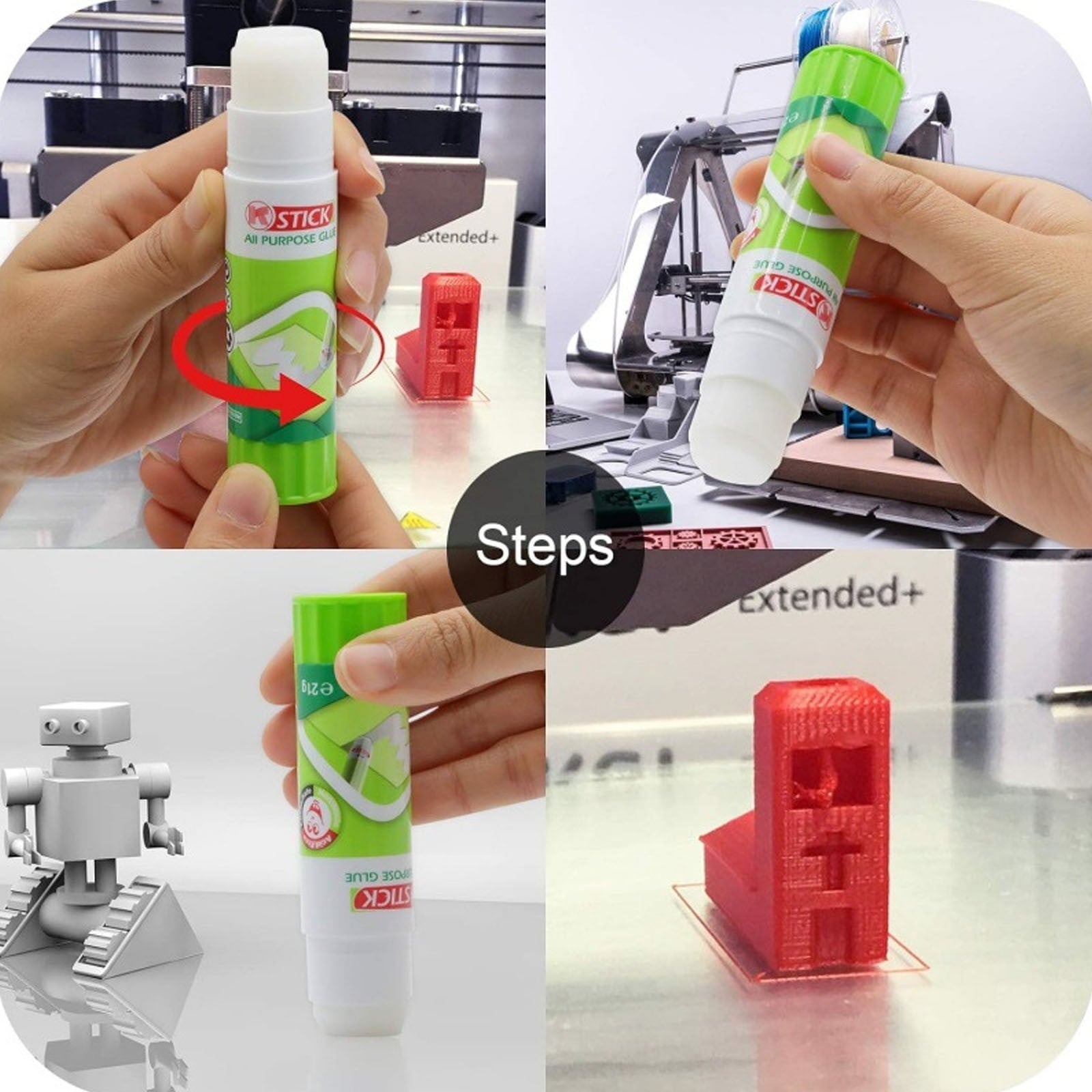 Kilougeis Big Promotion Glue Sticks Solid Adhesive For Hot Bed Print Filament，Convenient To Carry Solid Adhesive