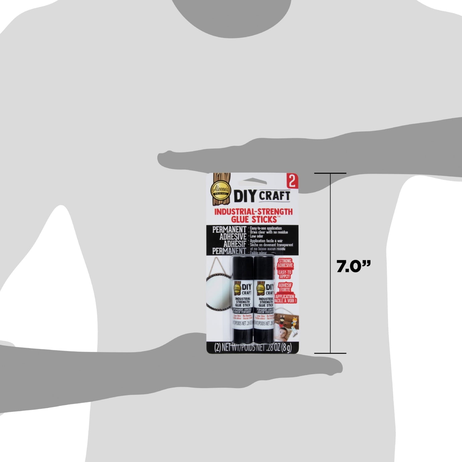 (3 pack) Aleene’s DIY Craft Industrial Strength Glue Sticks, 2 - .28 oz