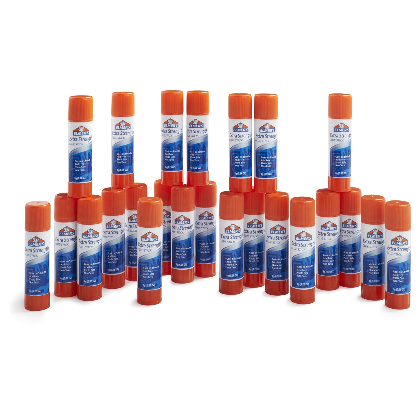 Elmer's Extra-Strength Office Glue Sticks, 0.28 Oz, 24 Ct