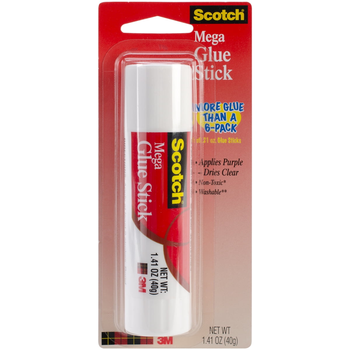 3M Scotch Mega Glue Stick, 1.41 oz.