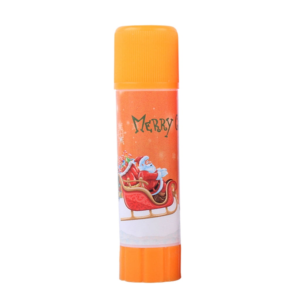 YIGSECU Solid Glues Sticks Washable, Fast Drying Gluesticks Christmas Stationery for Scrapbooking Card Making Packing