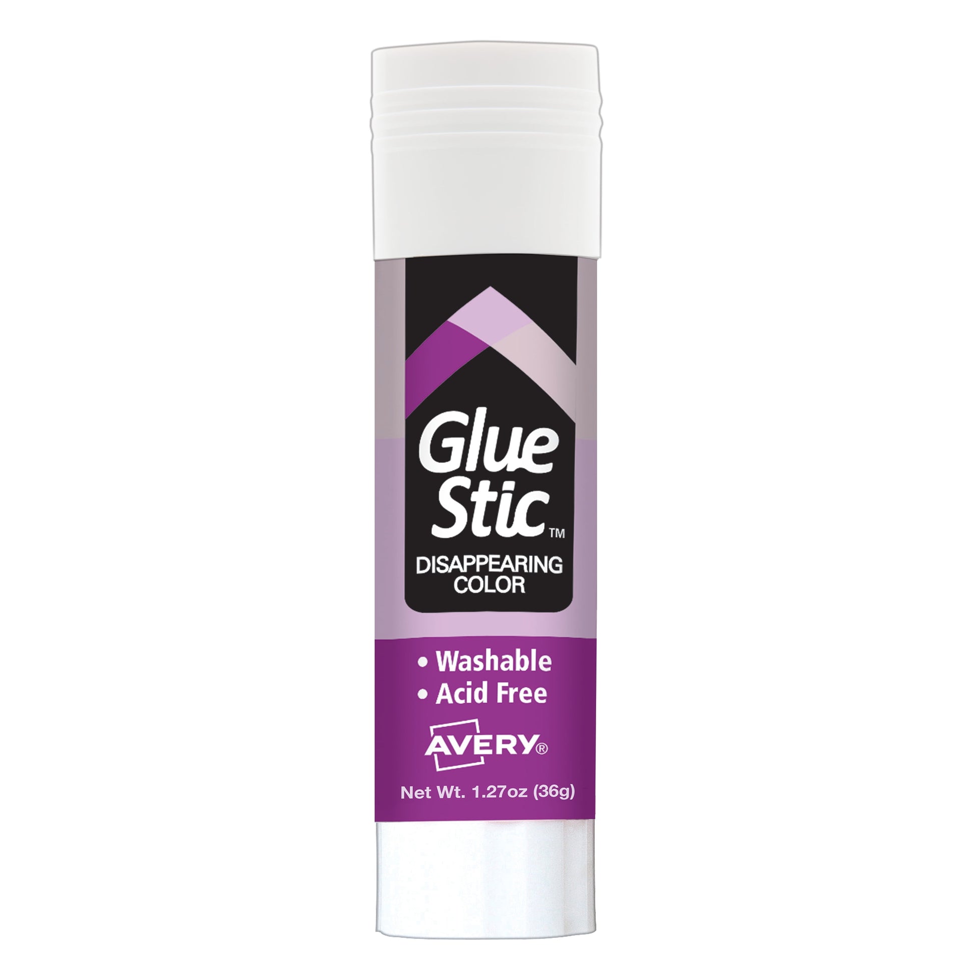 Avery Glue Stic(TM), Purple Glue Sticks, 1.27oz, 6 Total (98071)
